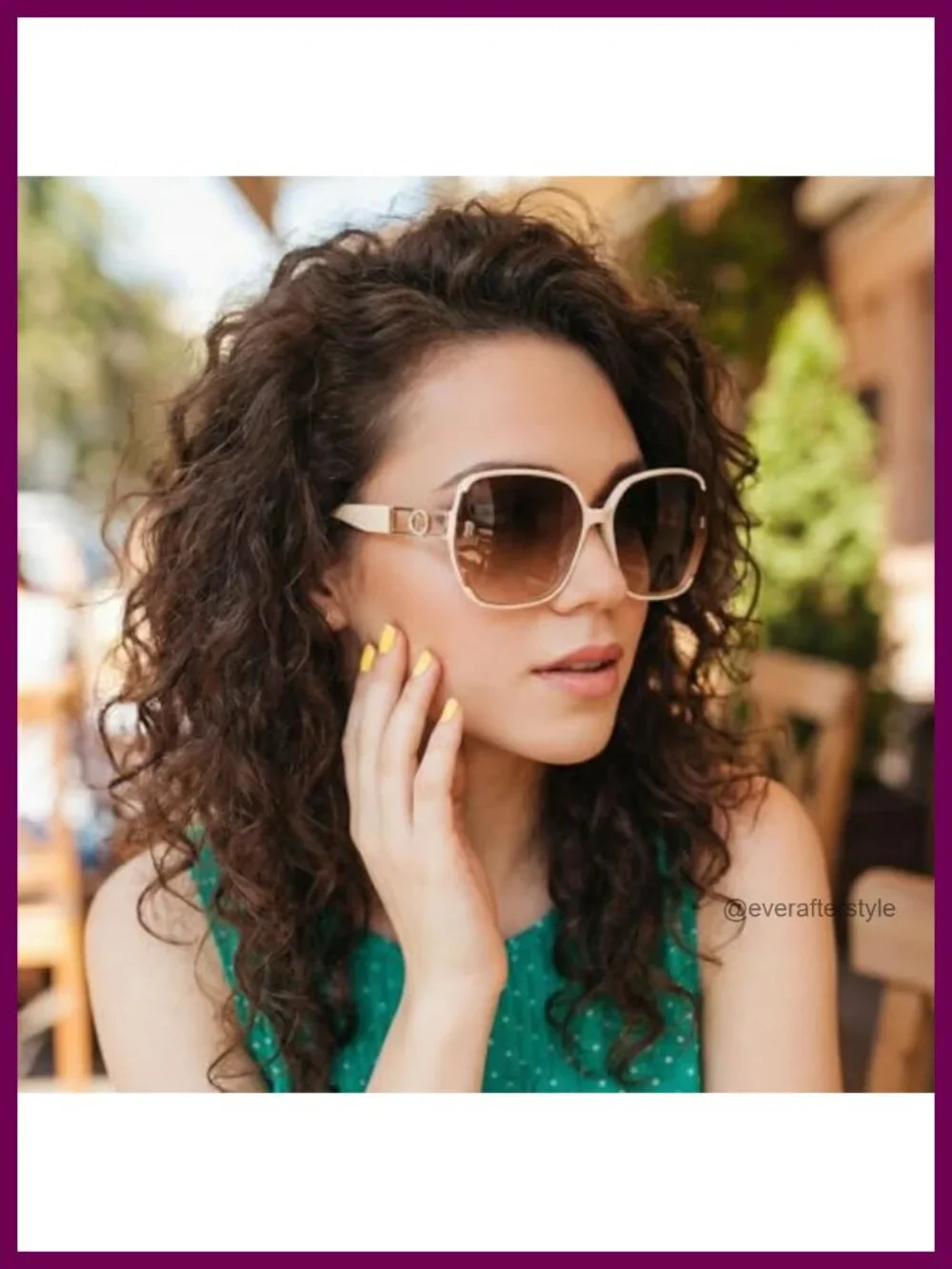 2 Pack Retro 70s Oversized Sunglasses Women Men UV400 Square Vintage Shades